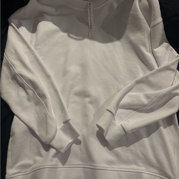 lululemon athletica Tops - Lululemon Athletica Classic White Sweatshirt